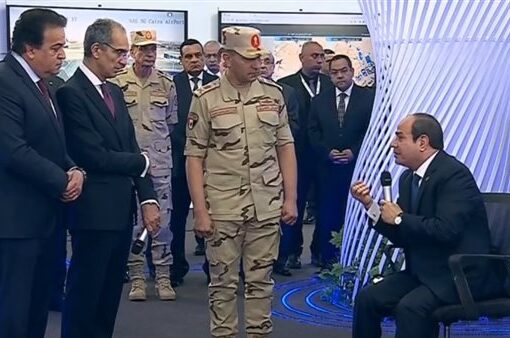 الرئيس السيسي يتفقد مركز البيانات والحوسبة السحابية الحكومية