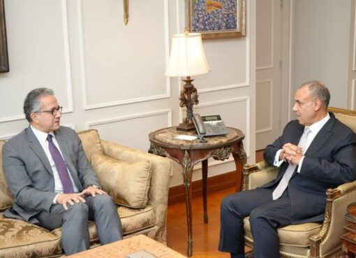 وزير الخارجية والهجرة وشئون المصريين بالخارج يستقبل الدكتور خالد العناني مرشح مصر لمنصب مدير عام منظمة اليونسكو