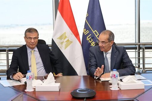 وزيرا الاتصالات والزراعة يتابعان تنفيذ مشروعات التطوير التكنولوجى والتحول الرقمى بوزارة الزراعة