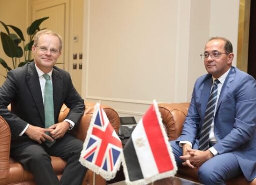 وزير المالية .. فى أول لقاء بالسفير البريطانى بالقاهرة: