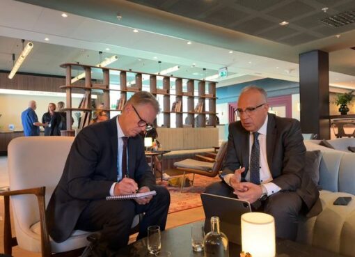 الدكتور سويلم يلتقى السكرتير التنفيذي لمنظمة “الشراكة العالمية للمياه ” (GWP) للتباحث حول سُبل تعزيز التعاون بين مصر والمنظمة في مجال إدارة المياه