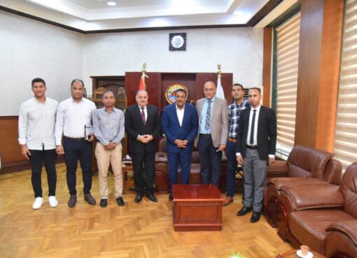 محافظ مطروح،استقبل اللواء أشرف إبراهيم السكرتير العام ،لجنة التفتيش والمتابعة وتقييم الأداء من وزارة التنمية المحلية