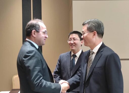 وزير المالية.. فى لقائه بنظيره الصيني على هامش اجتماعات «البنك الآسيوي» بأوزبكستان: