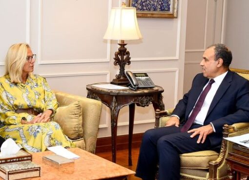 وزير الخارجية يستقبل كبيرة منسقي الأمم المتحدة للشئون الإنسانية وإعادة الإعمار في قطاع غزة