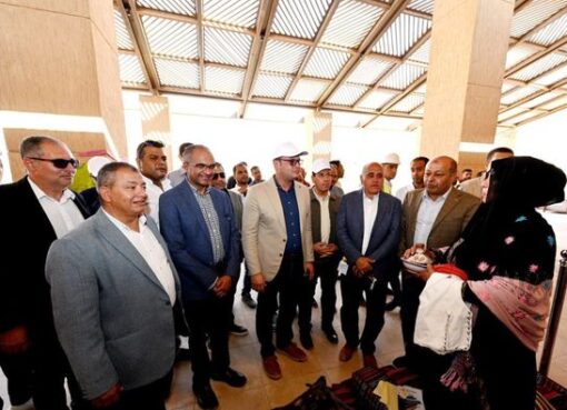 وزير الإسكان يتفقد ساحة ومبنى السلام والفندق الجبلى ومركز الزوار بمشروع تطوير موقع التجلى الأعظم فوق أرض السلام