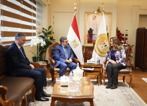 وزيرة التنمية المحلية تبحث مع نقيب الأطباء البيطريين عدد من الملفات المشتركة