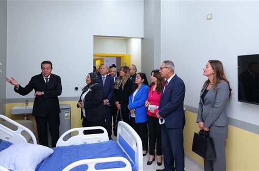 البنك الأهلي المصري يفتتح مشروعات تطوير بمستشفى الحميات بالعباسية