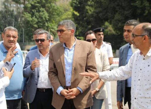 محافظ الجيزة يتابع ميدانياً حالة الإشغالات والنظافة بميدان الجيزة ومتفرعاتة