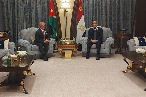 الرئيس السيسي والعاهل الأردني يبحثان جهود وقف إطلاق النار في غزة ولبنان