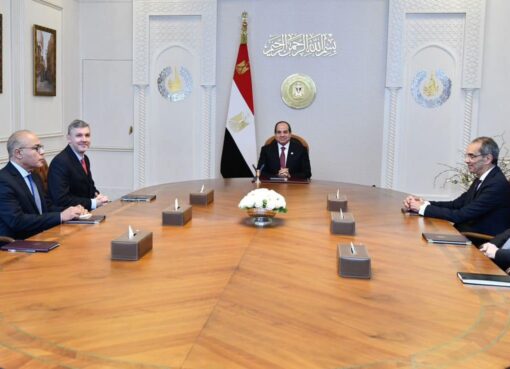 الرئيس عبد الفتاح السيسي يستقبل الرئيس التنفيذي لشركة كونسنتركس الأمريكية