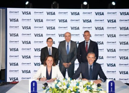فيزا توقع إتفاقية شراكة حصرية مع مصر للطيران لتقديم حلول تكنولوجيا مبتكرة
