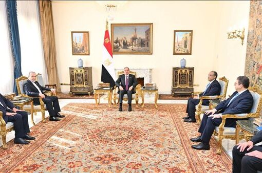 الرئيس السيسي يبحث مع وزير الخارجية الإيراني تعزيز التعاون المشترك