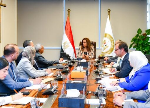 وزيرة التنمية المحلية تلتقي ممثلى الجهات المنظمة لإحتفالية الإفتتاح الرسمى للمتحف المصرى الكبير